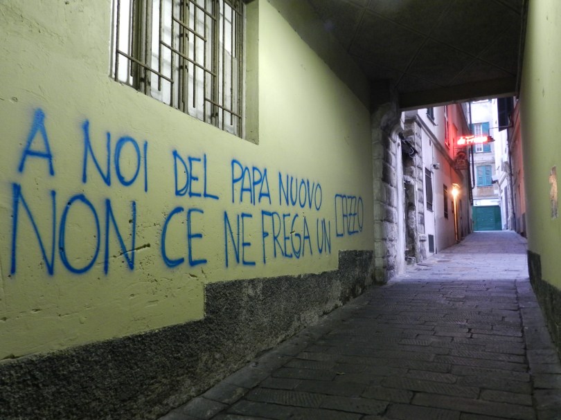 "WE don't give a 'flip' about the new Pope"