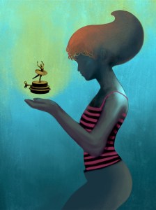 Cover Illustration “Music, Memories” by Marco Bellotto