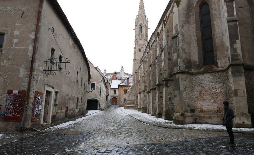 And the view of the castle from Old Town.